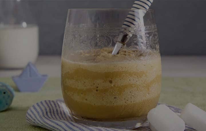 Toda la frescura del sorbete de café