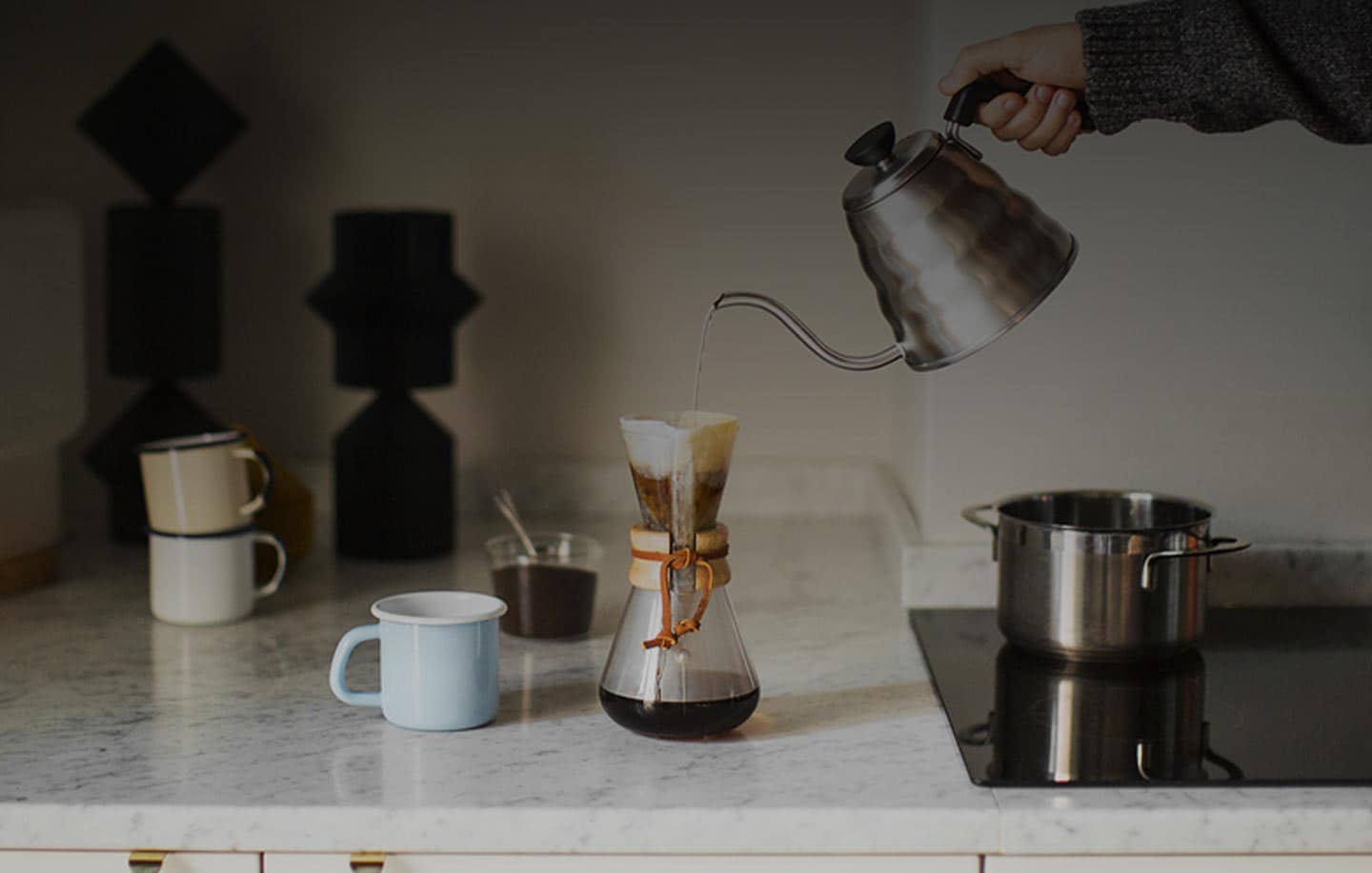 How to make a filter  coffee in a few steps