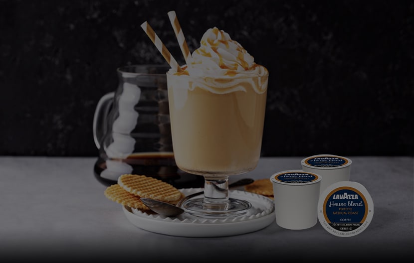 Salted Caramel Coffee made with Lavazza Keurig K-Cup® Pods