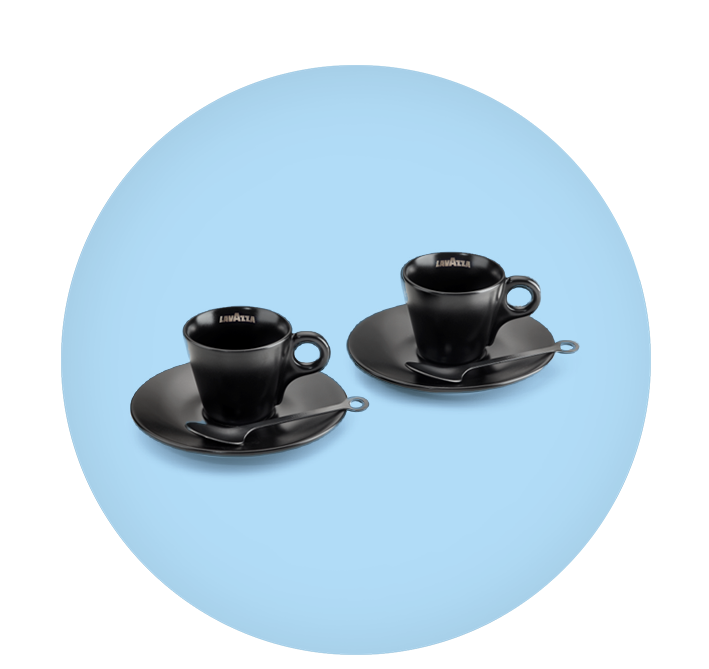 Lavazza 2 Oz Espresso Cup & Saucer Set