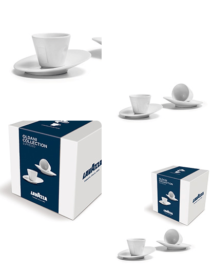ECUP (Lavazza Team & Davide Oldani) - The streamlined, elegant Lavazza  espresso cup with a steeply-angled si…