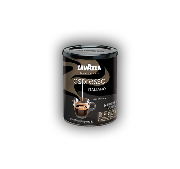 Lavazza Espresso Ground Coffee Medium Roast 8 Oz Can – Italy Best