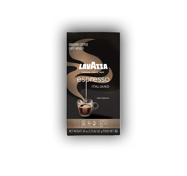 Lavazza Caffe Espresso Ground Coffee (250g) - Pack of 6