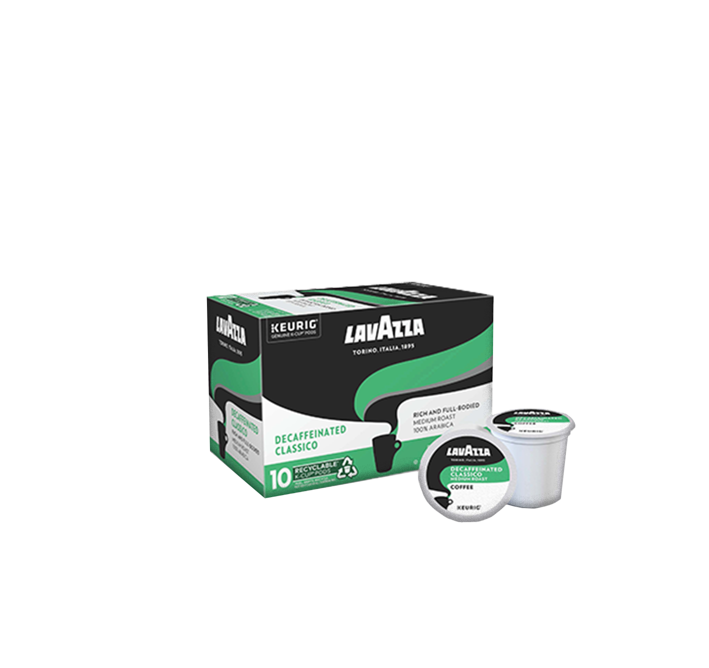 Classico Decaf Keurig K-Cup® Single Serve Coffee Pods Lavazza