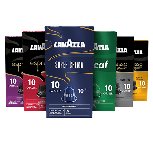 Paquete surtido de favoritos de Lavazza de cápsulas compatibles con las máquinas Nespresso Original*