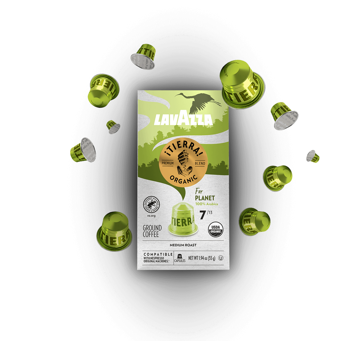 Tierra! For Planet - Capsules Compatible with Nespresso Original