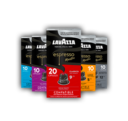 Variety pack of capsules compatible with Nespresso® machines