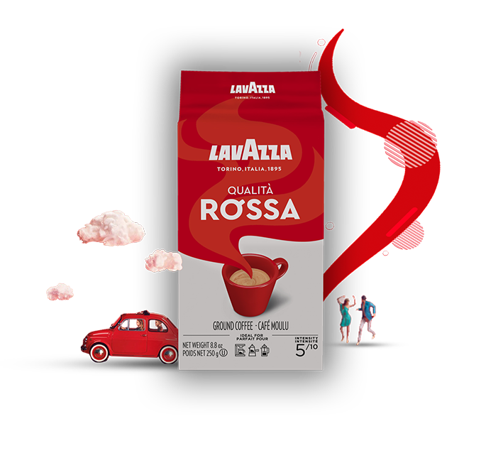 Café moulu Qualità Rossa Lavazza 250g