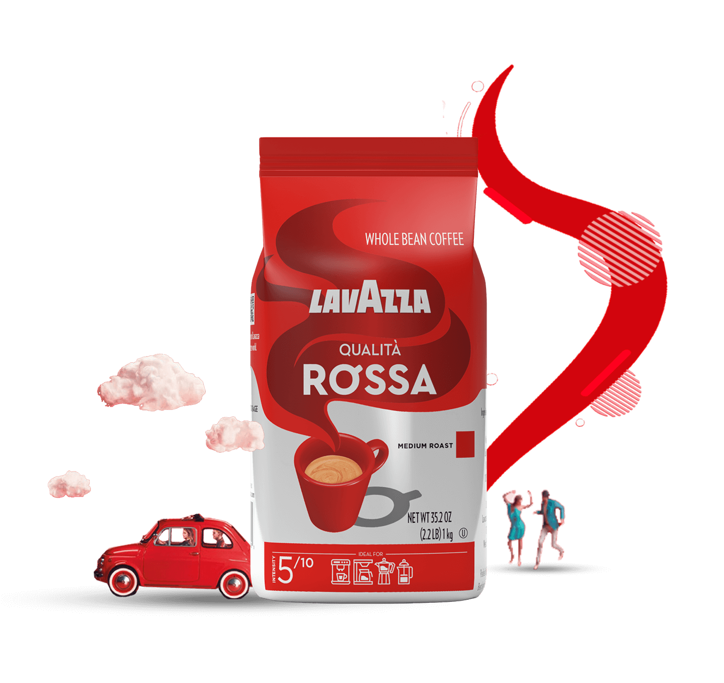 Café en grano entero Qualità Rossa