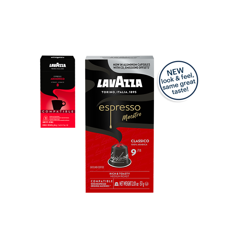 60 Cápsulas Lavazza 2x Armónico + 2x Deciso + 2x Lungo Leggero Compatible  con Nespresso