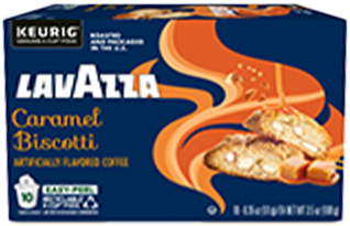 Caramel Biscotti Keurig K-Cup® - Single Serve Coffee Pods | Lavazza