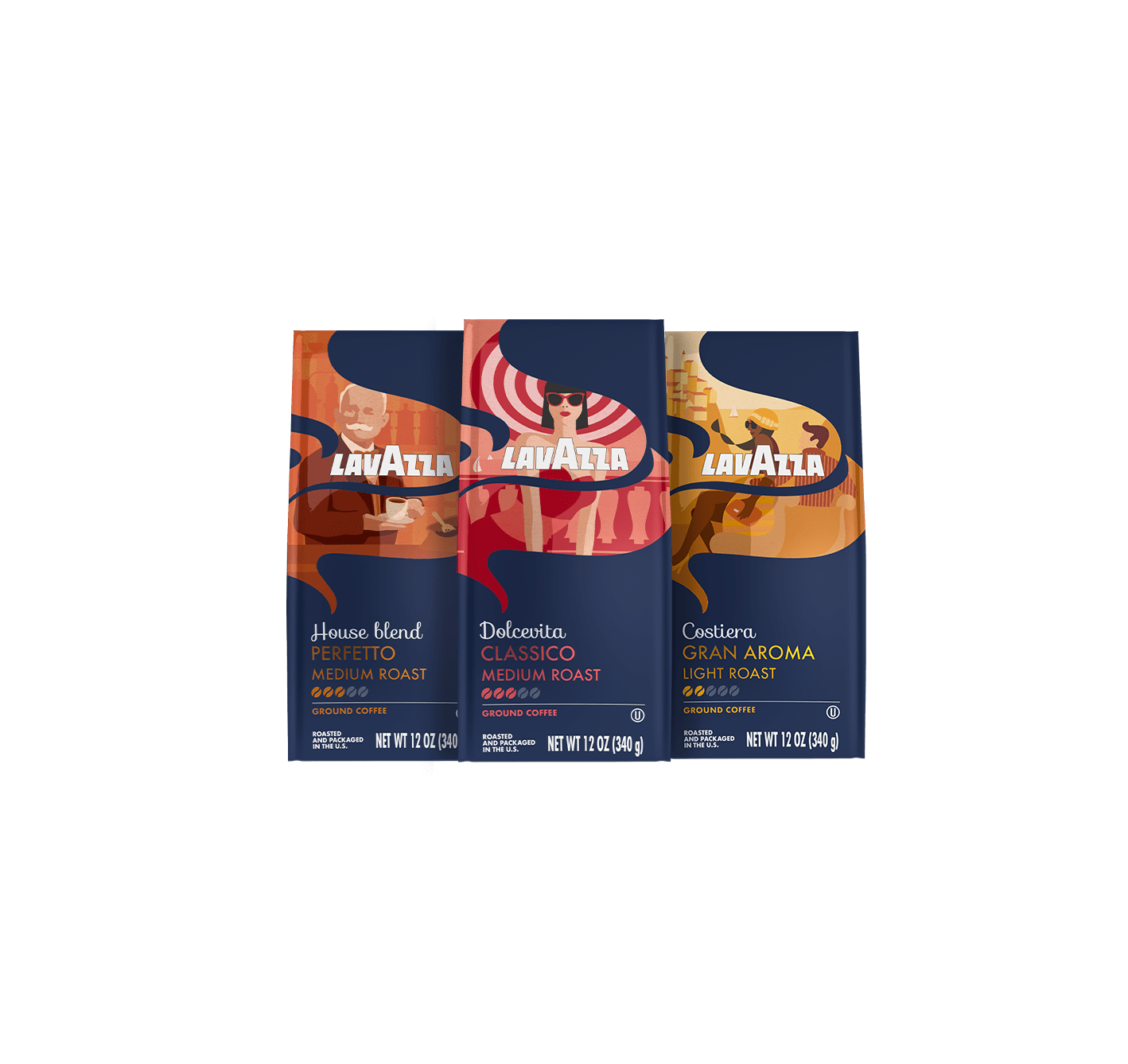 Lavazza Ground Coffee Variety Pack