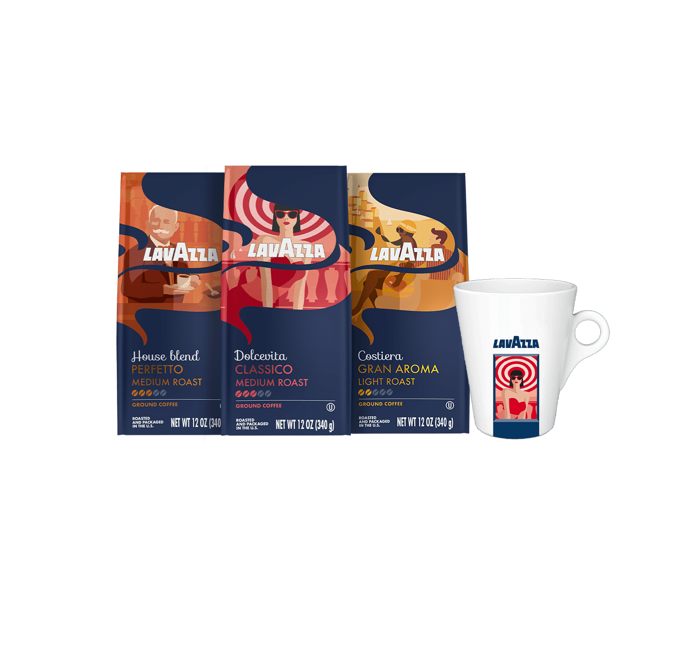 Ground Coffee and Mug Bundle