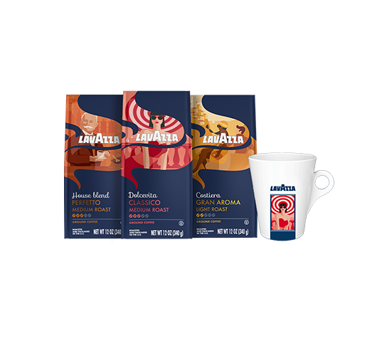 Ground Coffee and Mug Bundle
