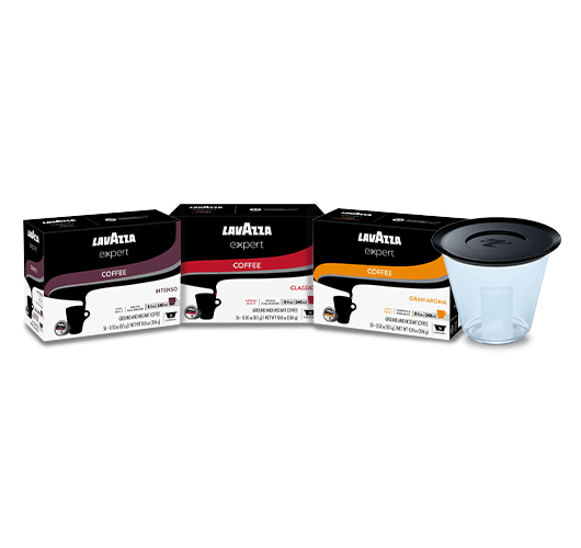 Promotion: Expert coffee capsules with pod holder | Lavazza