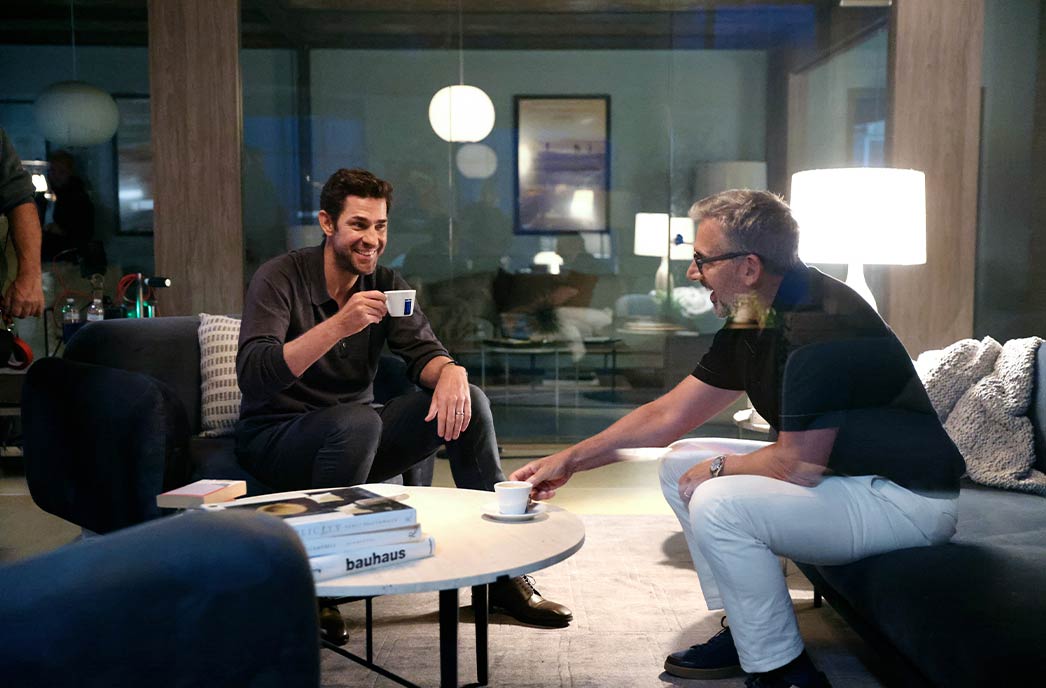 Steve Carell John Krasinski Lavazza