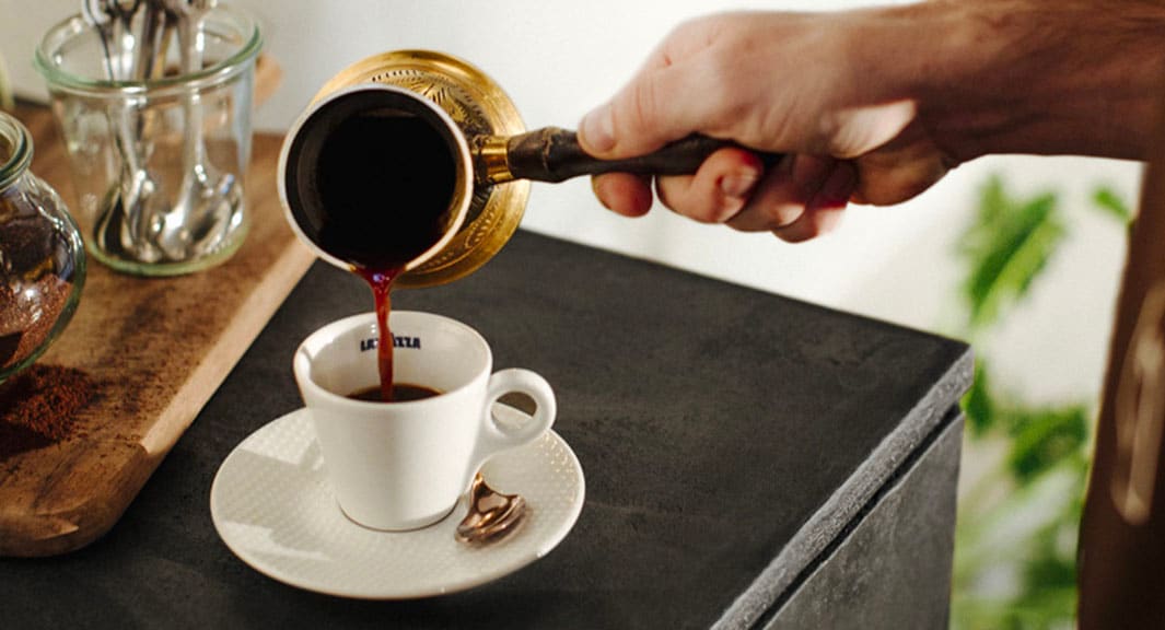 Cezve top coffee pot