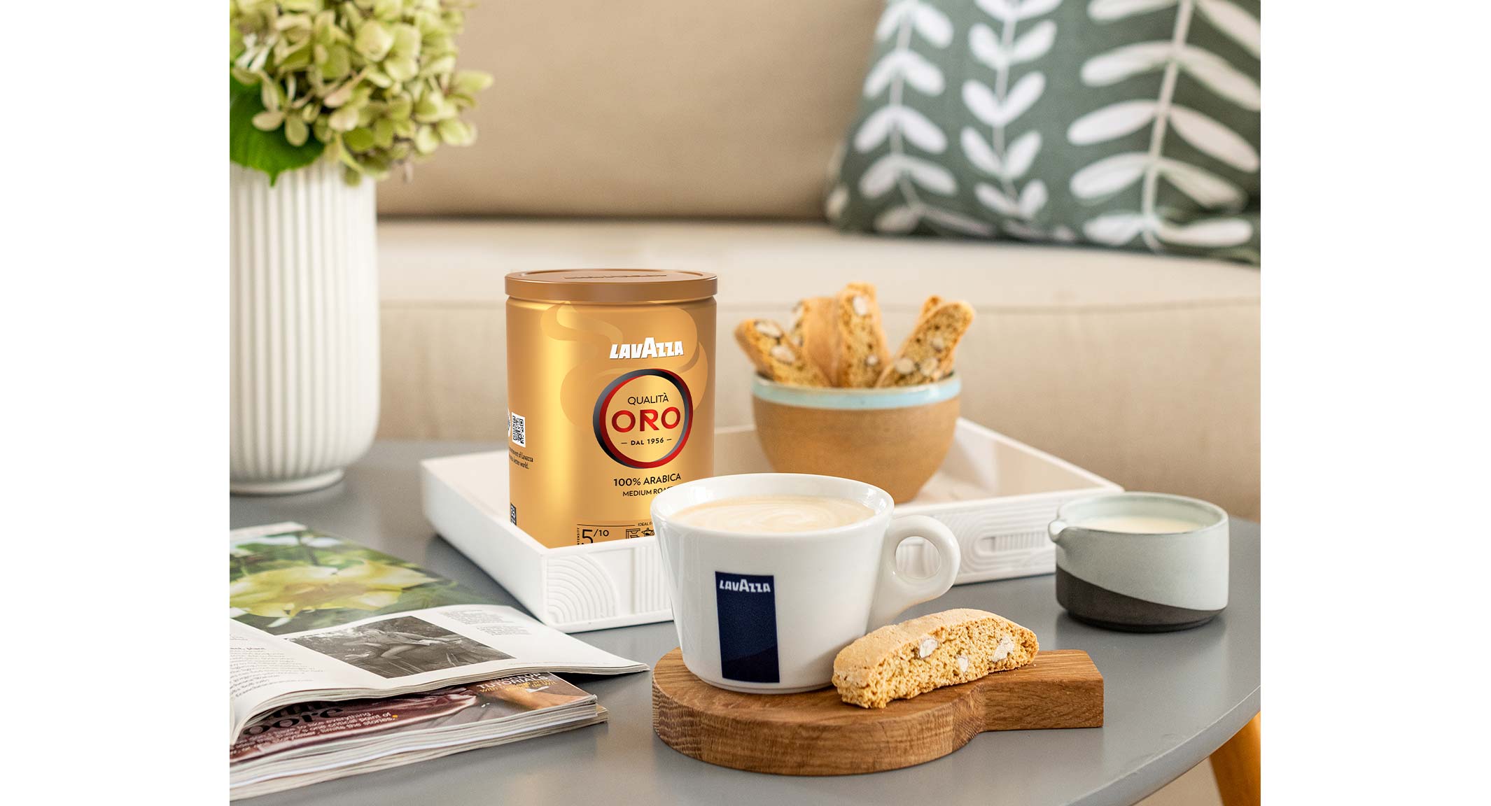 café con galletas